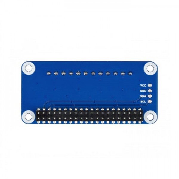 Waveshare Stroom Spanning en Vermogen Monitor HAT - 4 Kanalen - voor Raspberry Pi