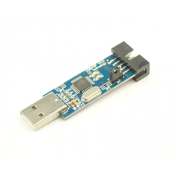 USBasp - USB AVR Programmer with flatcable