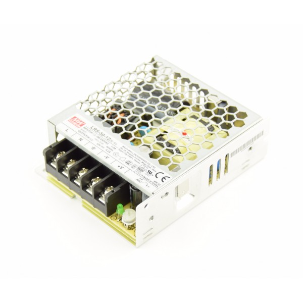 Mean Well Power Supply - 12V 4.2A - Switching Power Supply - LRS-50-12