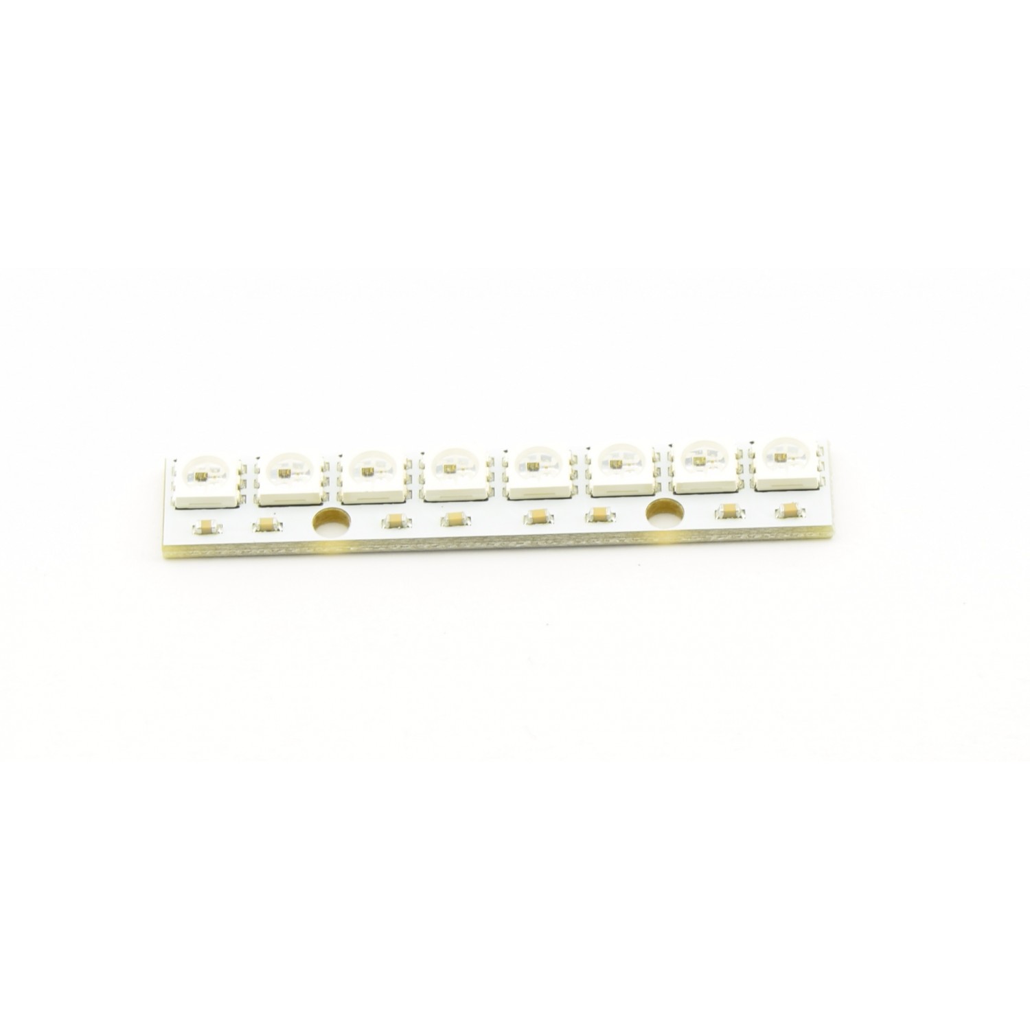 WS2812B Digital 5050 RGB LED - PCB 8 LEDs White - WS2812STRIP8WHITE