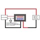Stroom- en Spanningsmeter met segmenten display - 7-100VDC 10ADC