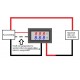 Current and Voltage meter with segment display - 7-100VDC 10ADC