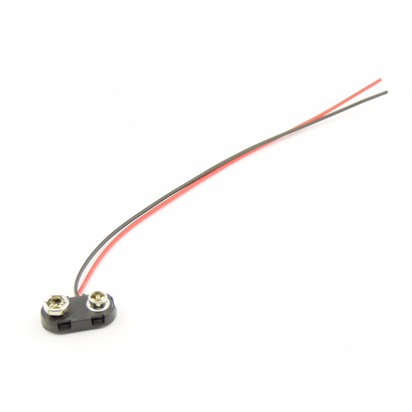9V Battery Clip met Loose Wires- 15cm - T-HARD