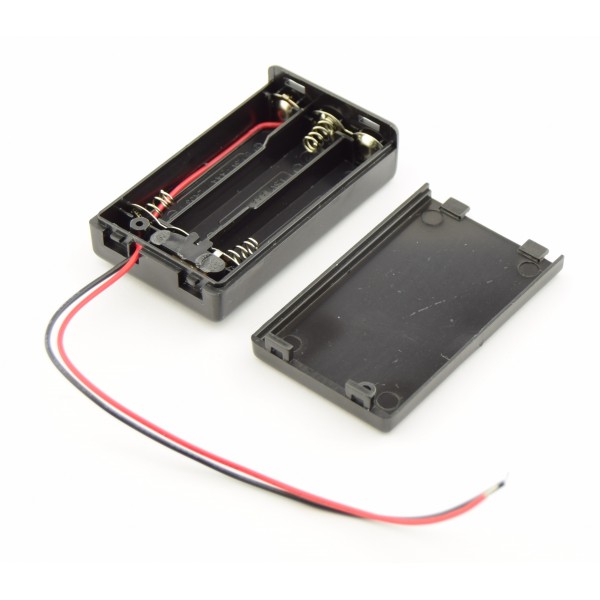 3x AAA Battery Box with Loose Wires and Switch
