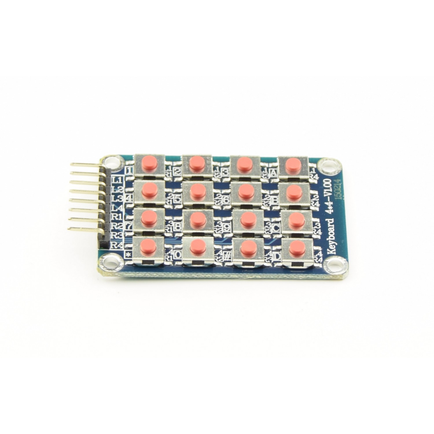 Keypad 4x4 matrix - Microswitch - KEY4x4MICROPCB