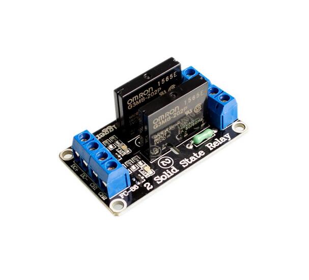 5V 2 Channel 240V AC Solid State Relay Module – High Level Trigger For Arduino/PIC