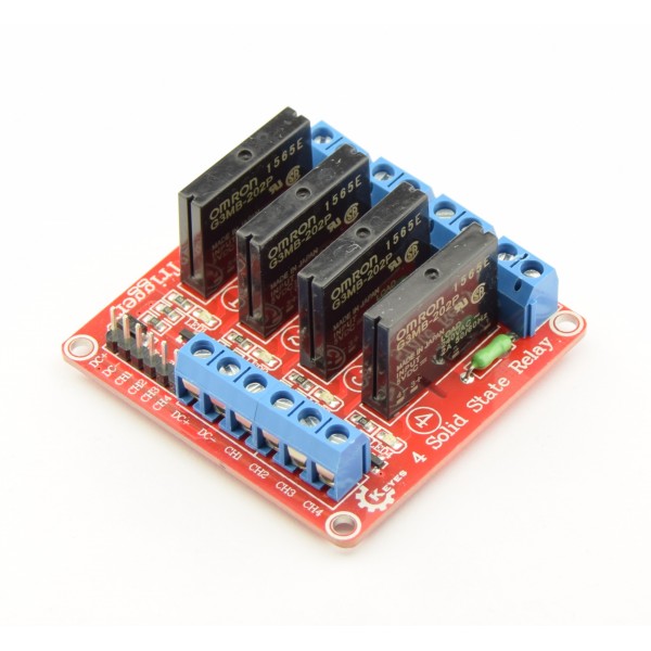 5V Solid State Relay 4-channel high-active - 2A