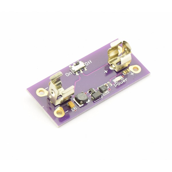 LilyPad AAA Battery Holder - Step-up Converter