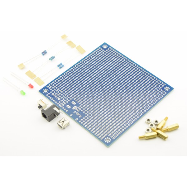 Experiment PCB 9.5cm*9.5cm - Double-sided with Accessories