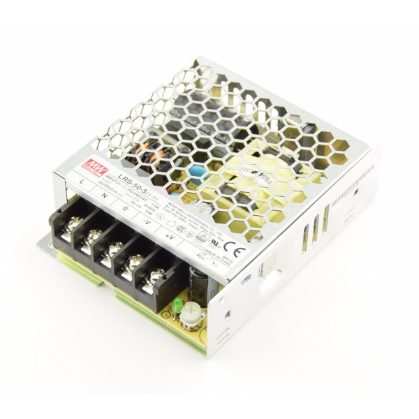 Mean Well Voeding - 5V 10A - Switching Power Supply - LRS-50-5