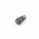 Black Push button 16mm - On/Off