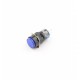 Blue Push button 16mm - On/Off