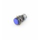 Blue Push button 16mm - Reset - With 6.3V LED Lighting
