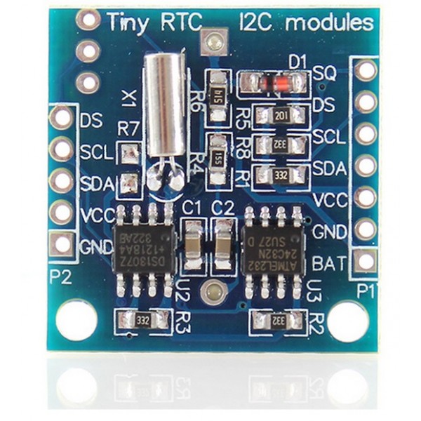 RTC DS1307 met AT24C32 EEPROM incl. Batterij