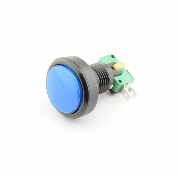 Grote Blauwe Drukknop 24mm of 40mm - Reset