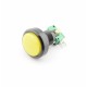 Large Yellow Push button 24mm of 40mm - Reset