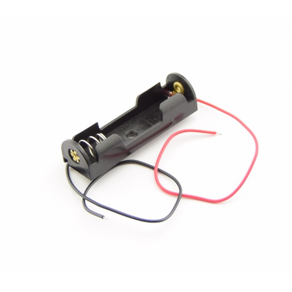 1x AA Batterijhouder met Losse Draden