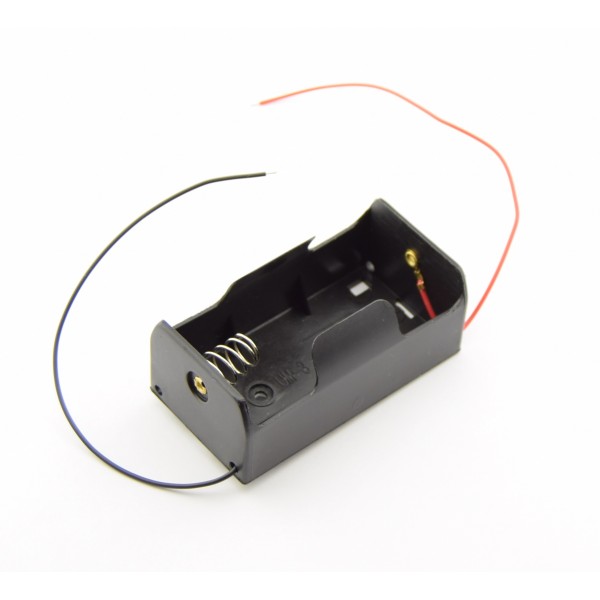 1x D Battery Holder with Loose Wires