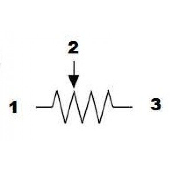 10kΩ Slide Potentiometer - 2 Channels - Linear - 60mm