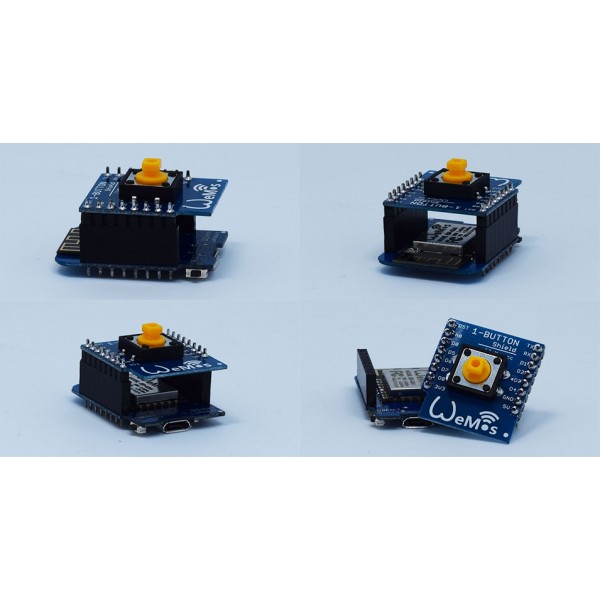 Wemos Button Shield voor D1 Mini