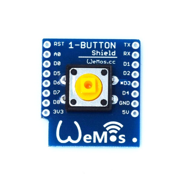 Wemos Button Shield voor D1 Mini