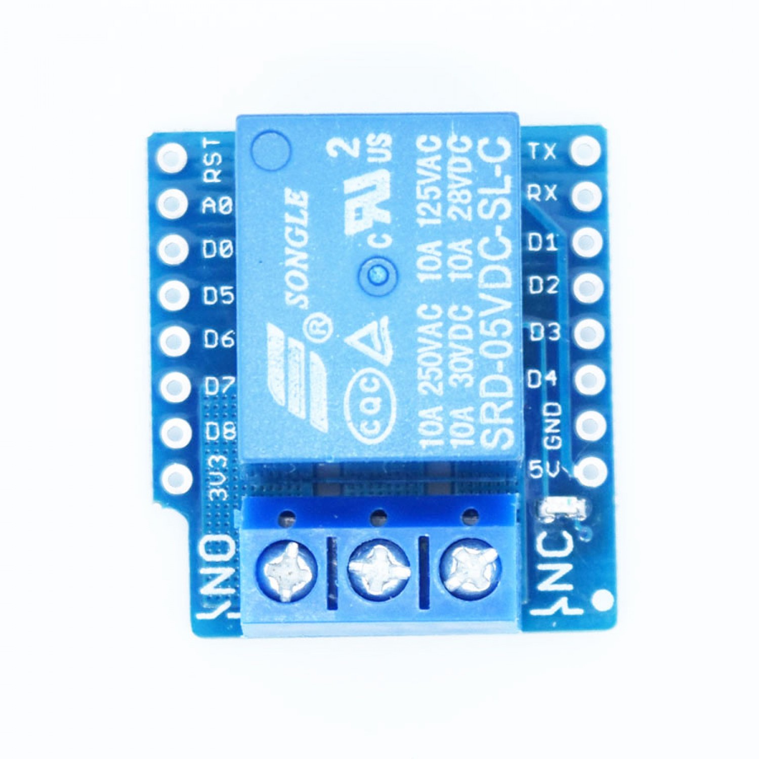 Wemos Relay Shield for D1 Mini - WMD1MRELAYSHIELD