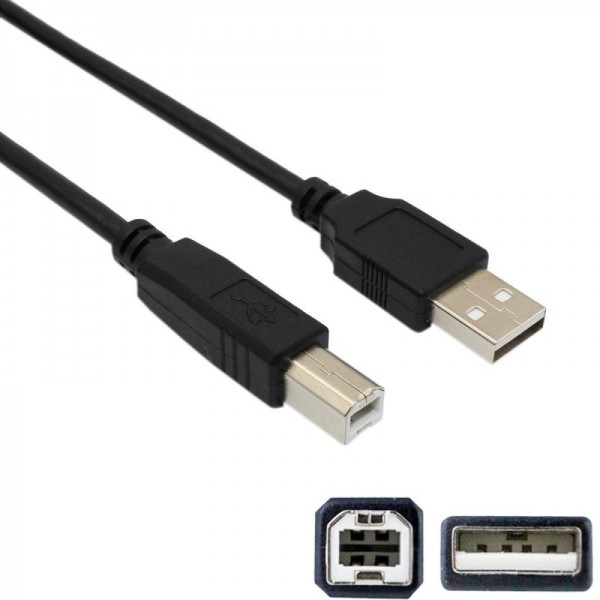 Goobay 96185 USB-A USB-B Cable 2.0 - 1m - Black