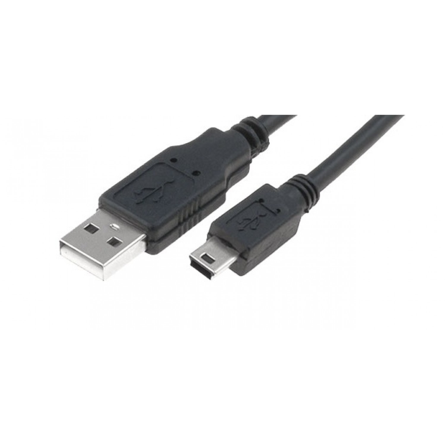 Goobay 50767 Mini USB USB-A 2.0 Kabel - 1.8m - Zwart - MINIUSB1.8M