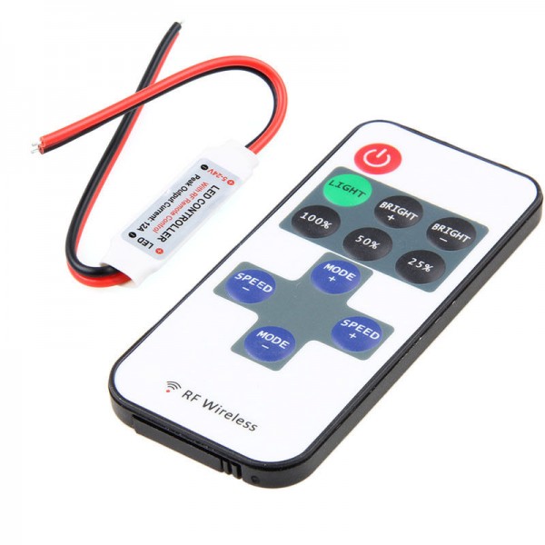 Wireless LED Dimmer Controller - 433MHz - 5-24V