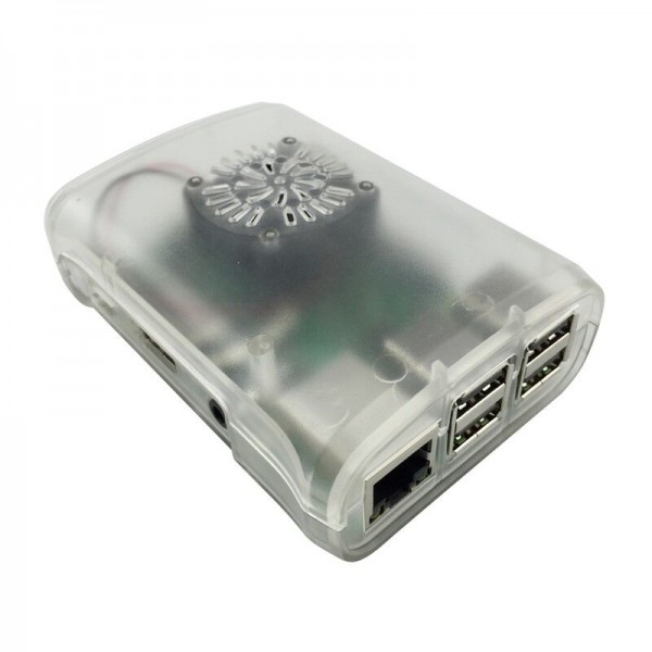 Raspberry Pi 2-3(B) Behuizing - Transparant - Optie voor ventilator