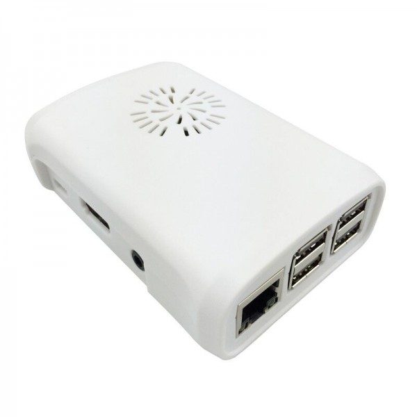 Raspberry Pi 2-3(B) Behuizing - Wit - Optie voor ventilator