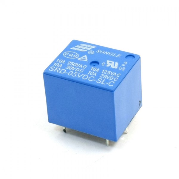 SRD-05VDC-SL-C Relay 5V - 250VAC 10A