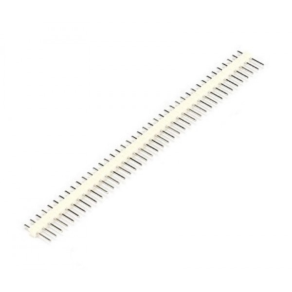 40 Pins header Male - White