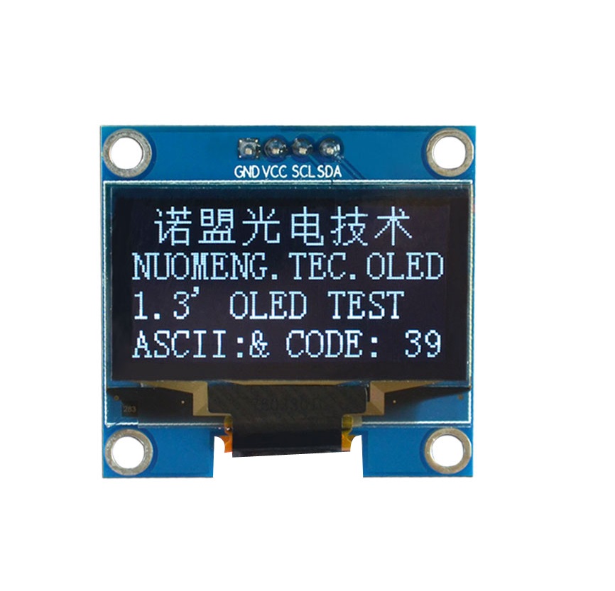 Module Affichage OLED 1.3" I2C - Ecran 128x64 Pixels Pour Arduino Et Raspberry Pi