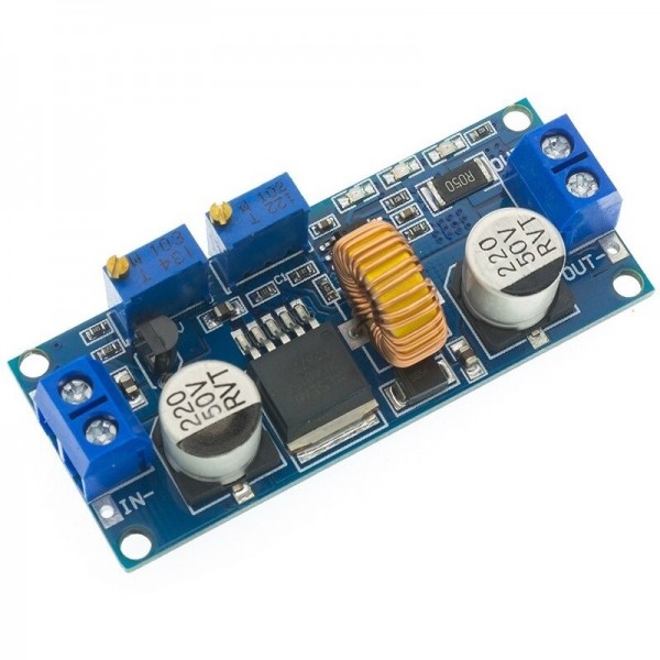 Transparent Bibliography pause DC-DC Adjustable Step-down Buck Converter XL4015 5A - with Current Limiter - XL4015CC Transparent Bibliography pause DC-DC Adjustable Step-down Buck Converter XL4015 5A - with Current Limiter - XL4015CC