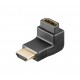 Goobay 68782 Angled HDMI Adapter - 4K 60Hz - 90° Vertical