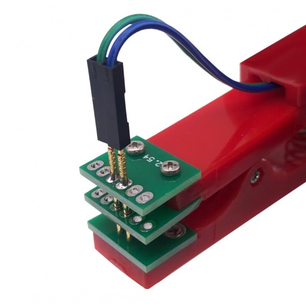 Test Probe with Clamp - Pogo Pin 1x2p