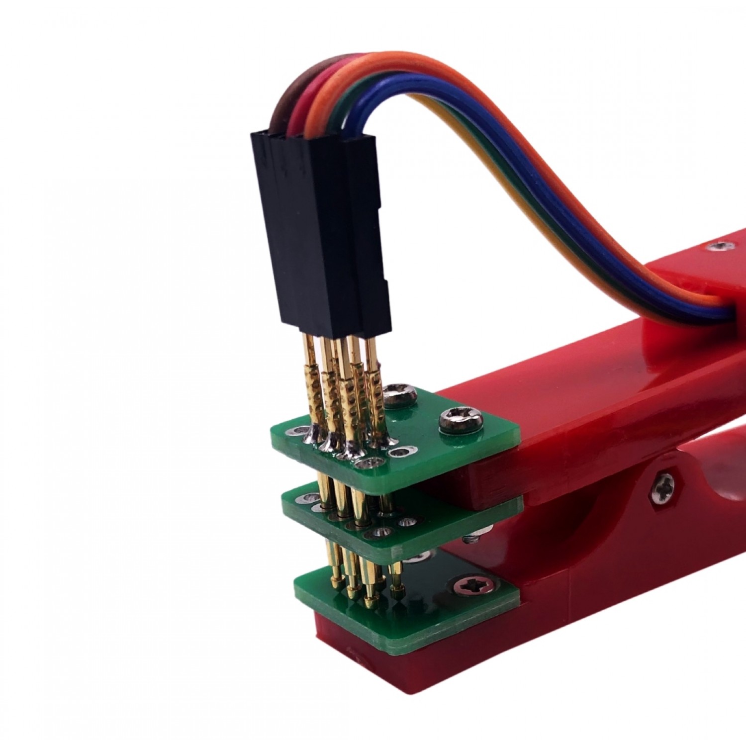 Test Probe with Clamp Pogo Pin 2x3p POGOTEST2X3PCLAMP