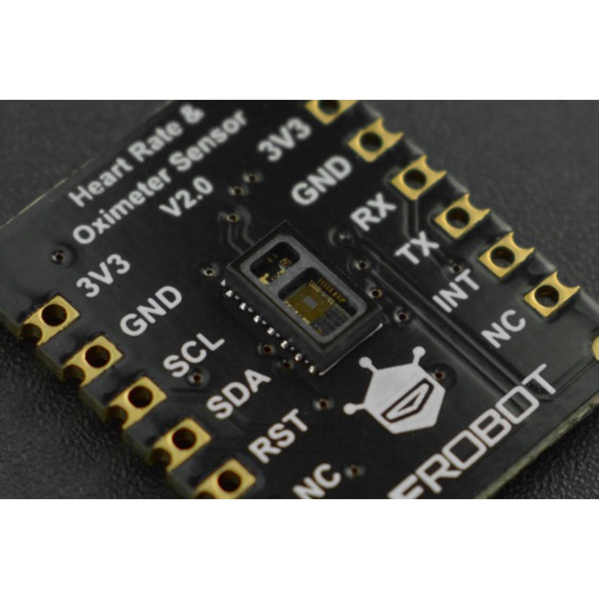 DFRobot Fermion MAX30102 Heart Rate and Oximeter Sensor V2 - DFROBOT ...