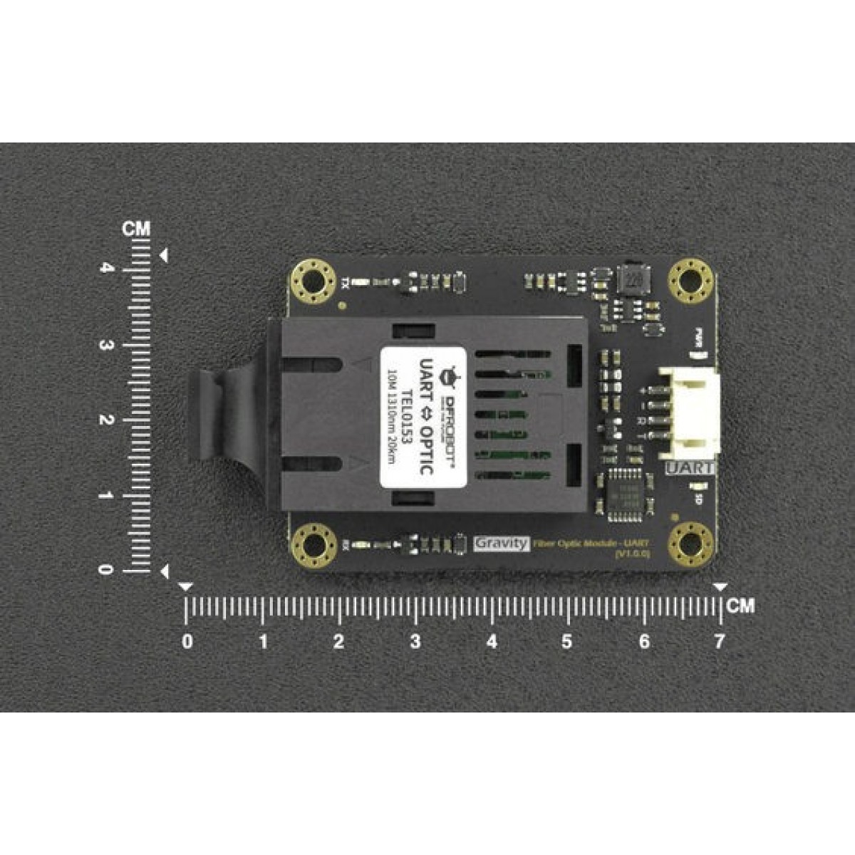 DFRobot Gravity UART Glasvezel Transceiver Module DFROBOTTEL0153