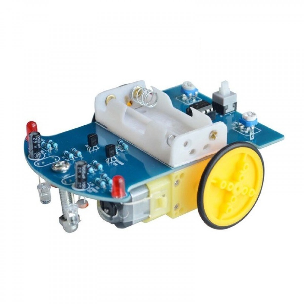 Lijnvolg Auto Kit Zelfbouw Soldeer Kit D21TRACKINGCARKITDIY