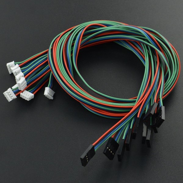 DFRobot Gravity 4p I2C-UART Sensor Cable - 50cm - 10 pieces