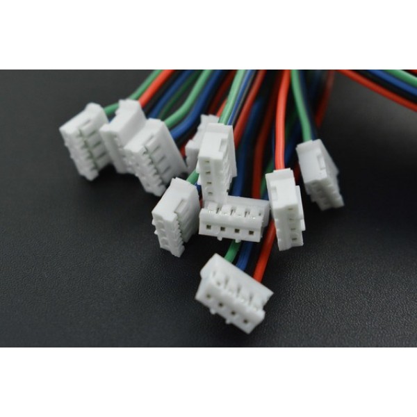 DFRobot Gravity 4p I2C-UART Sensor Cable - 50cm - 10 pieces