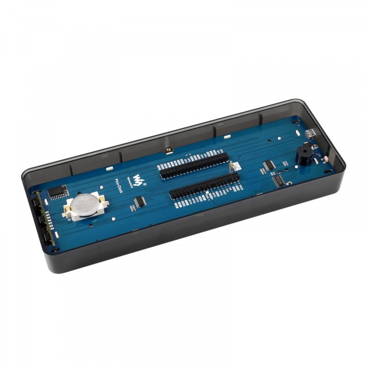 Waveshare Electronic Clock Green for Raspberry Pi Pico WS19695