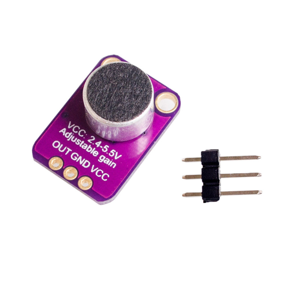 MAX4466 Microphone Amplifier Module with Microphone MAX4466MICMOD