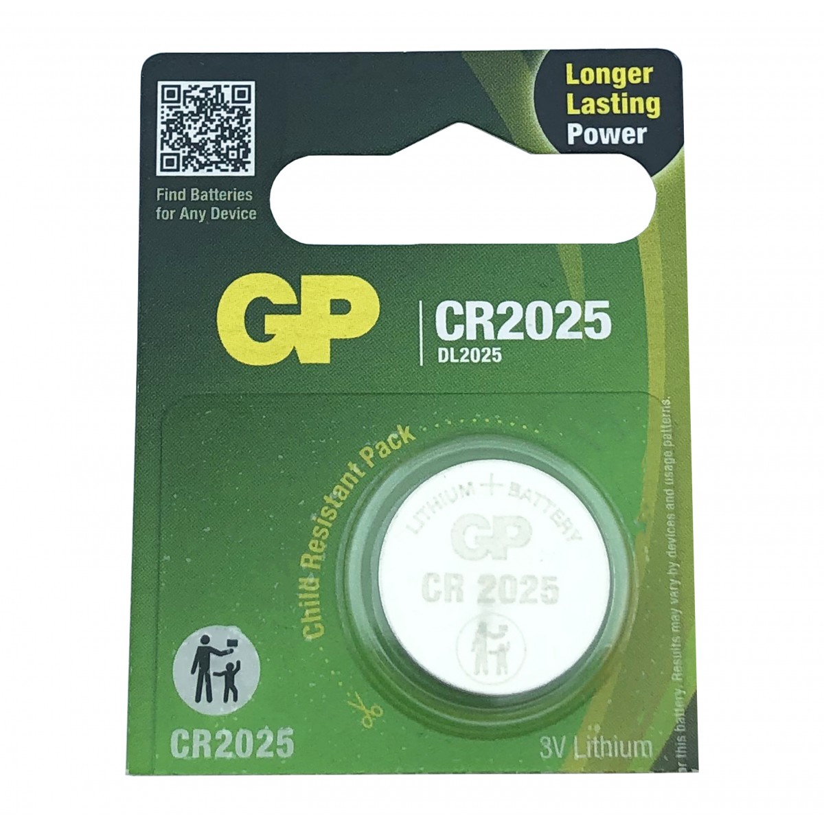 GP CR2025 3V Lithium Batterij GPCR2025
