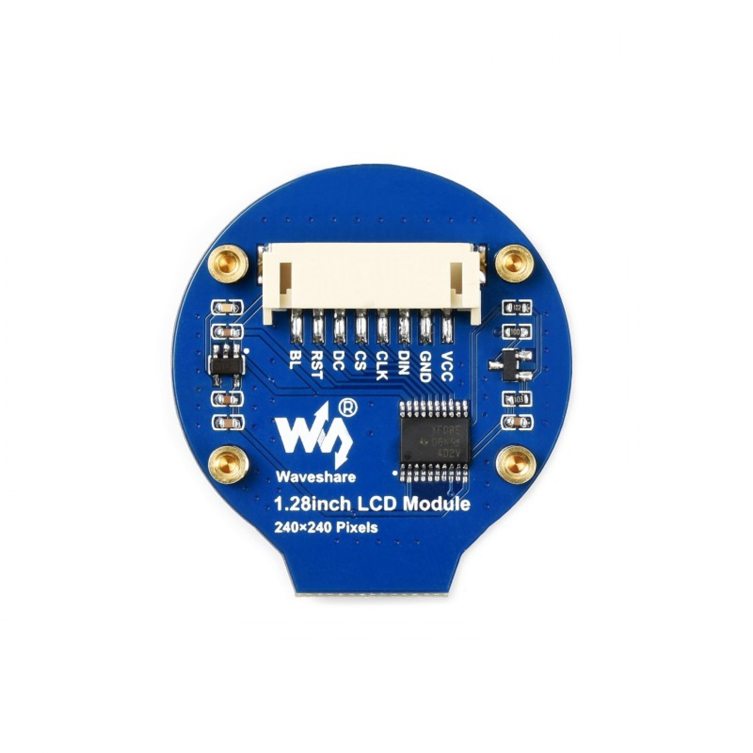 Waveshare 1 28 inch round ips tft lcd display 240 240 pixels spi