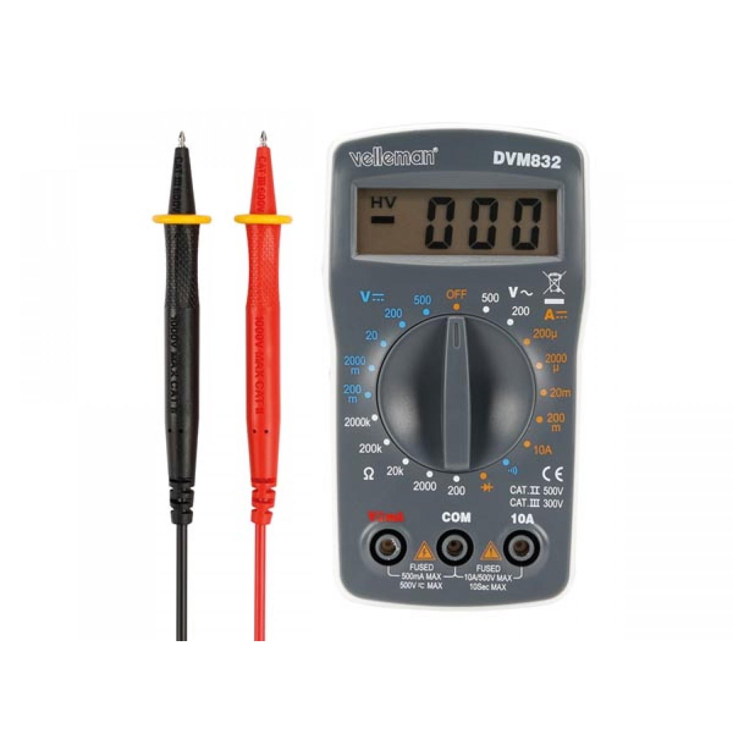 Velleman DVM832 Budget Multimeter VMDVM832