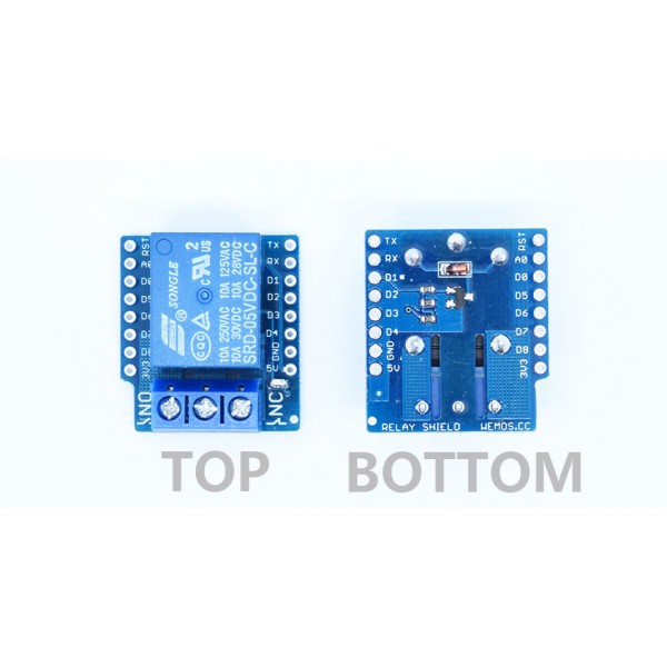 Wemos Relay Shield for D1 Mini - WMD1MRELAYSHIELD
